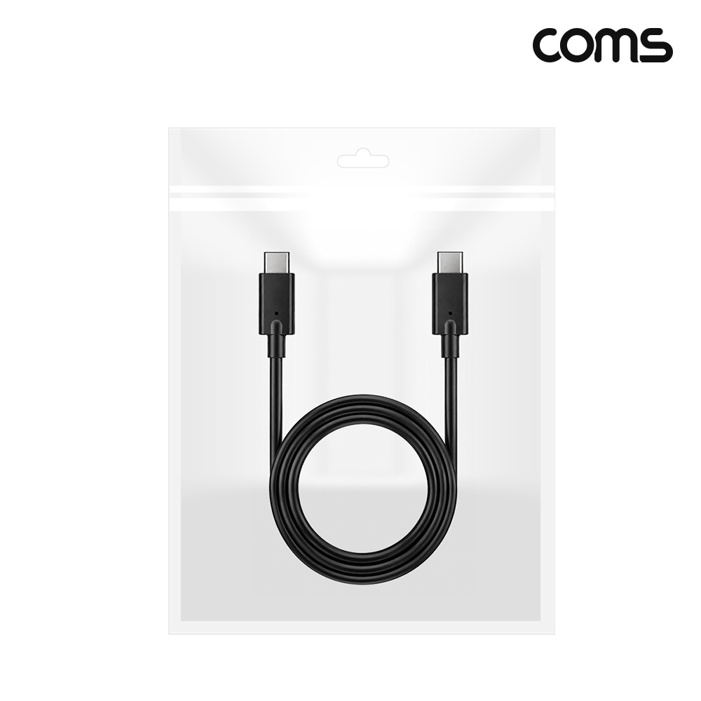 Coms 100W USB 3.2 GEN2 C to C MM 케이블 1.5M 10gbps