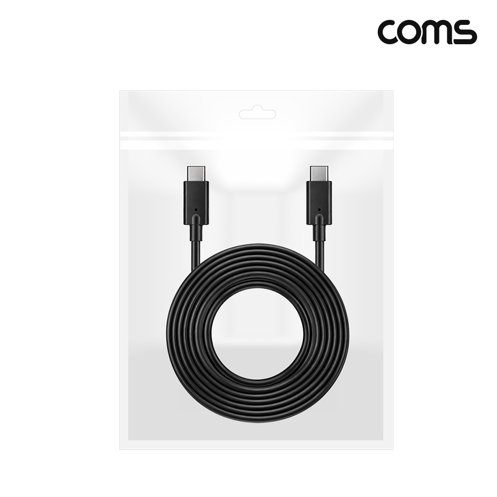 Coms 100W USB 3.2 GEN2 C to C MM 케이블 5M 10gbps