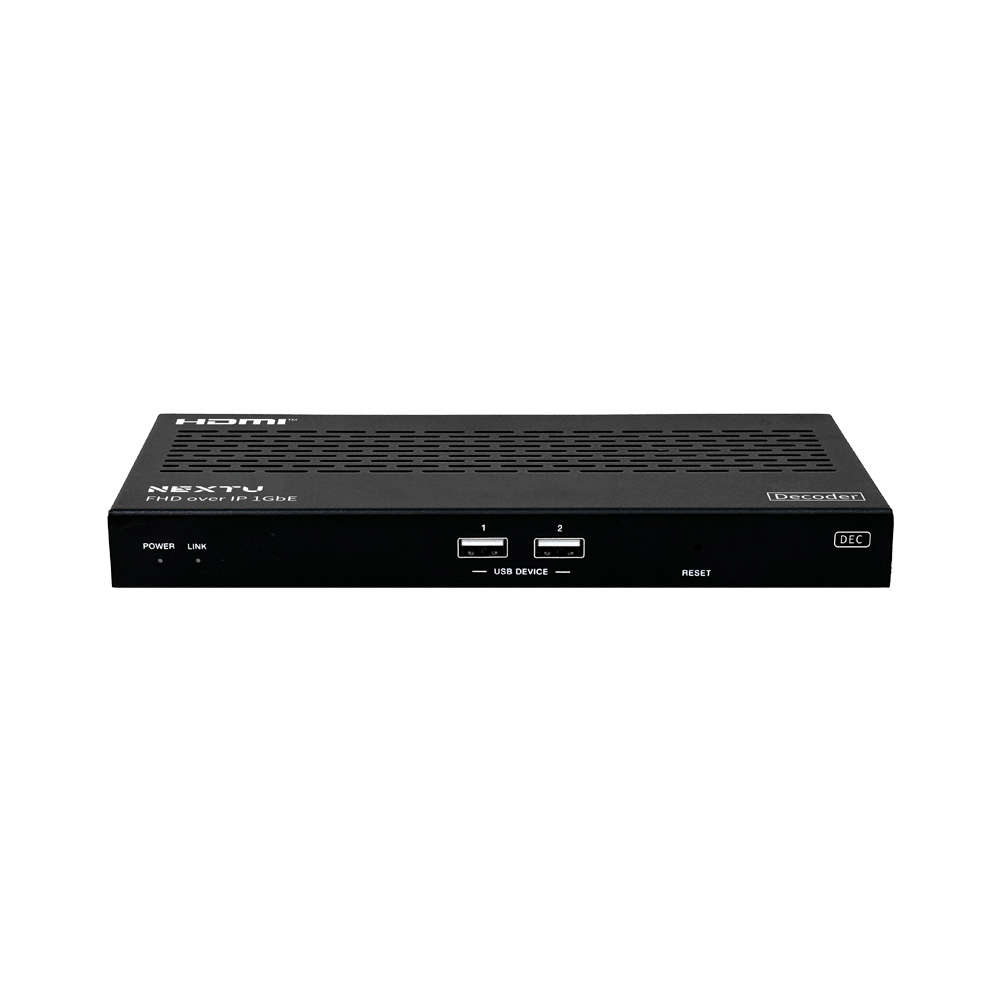 넥스트유 HDMI KVM IP 매트릭스 디코더 수신기 FHD HV995HDCR-KVM