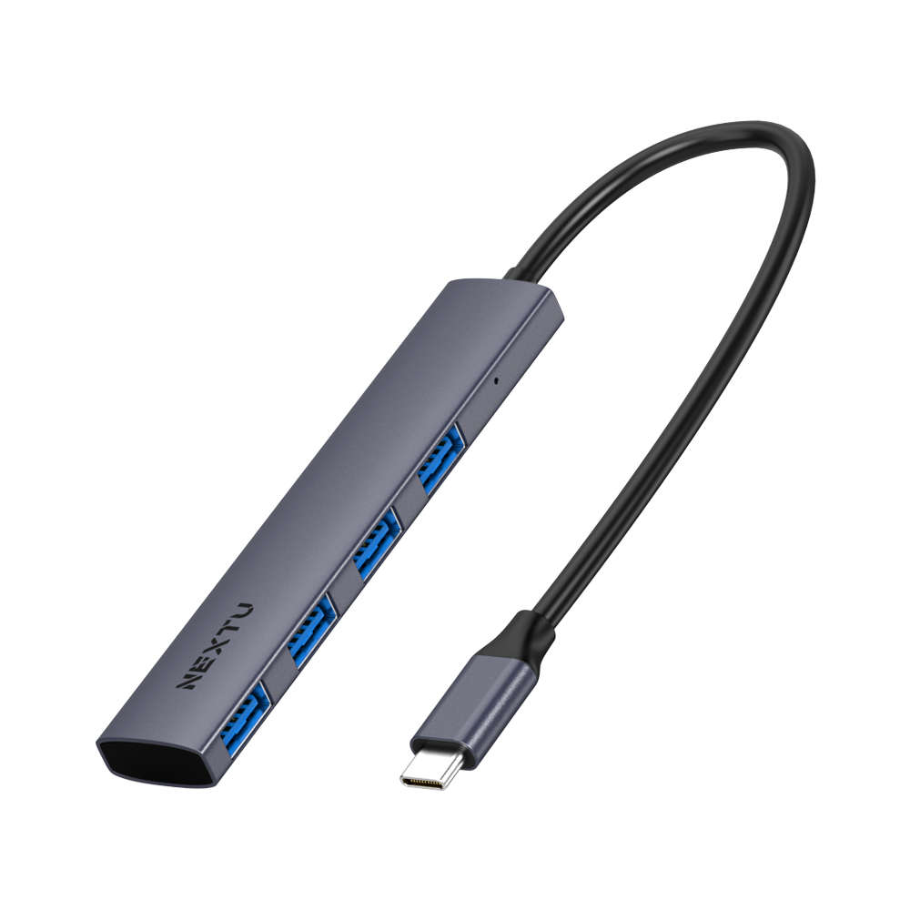 넥스트유 USB-C 4포트 USB허브 무전원 695TC