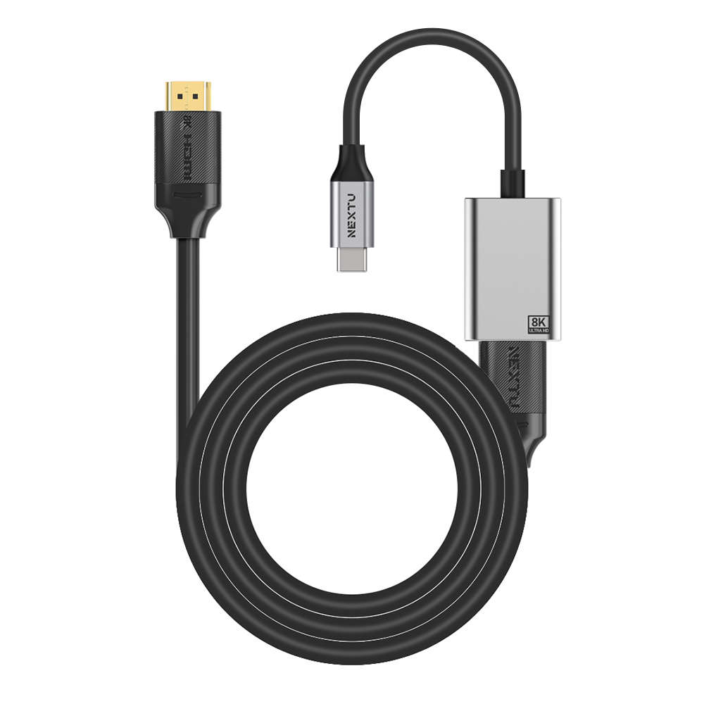 넥스트유 USB-C to HDMI 2.1 8K 변환 케이블 3m 9103CHM