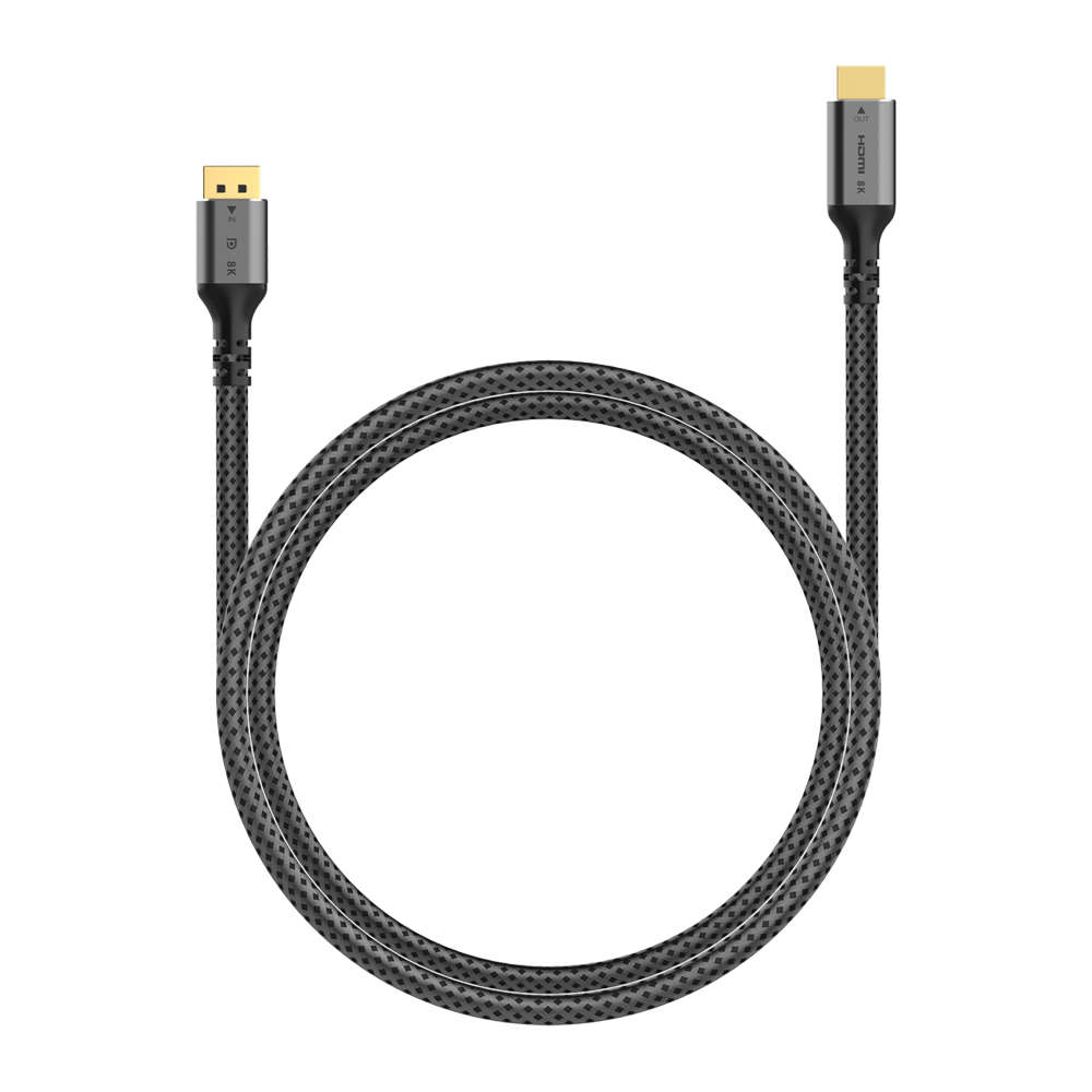 넥스트유 DP to HDMI 2.1 8K 변환 케이블 2m ZDPHC8422-8K