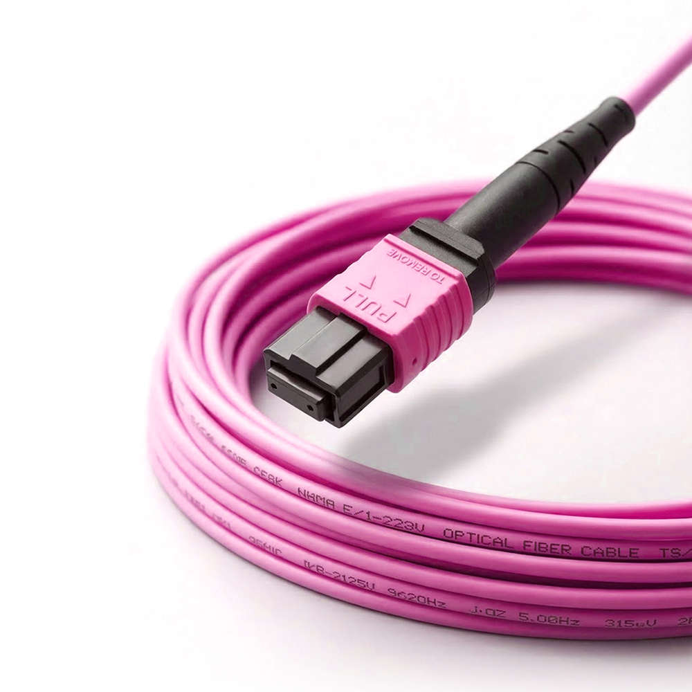 넥스트유 MPO OM4 100G B타입 광 패치코드 10m MPO-410MM-100G