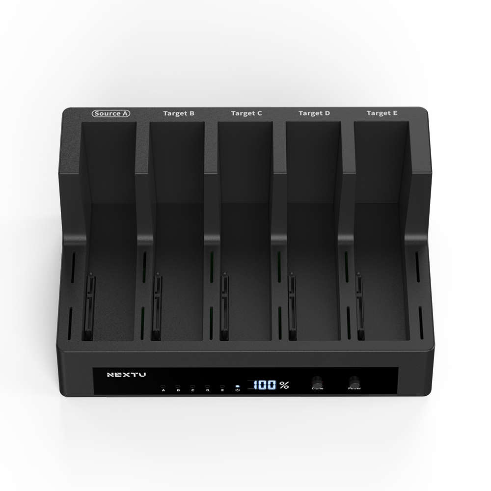 넥스트유 USB 3.0 HDD SSD 5베이 도킹스테이션 복사기 974DCU3