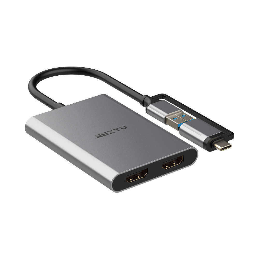 넥스트유 USB-C 듀얼 HDMI 컨버터 4K 모니터 확장 5622TCH-DUAL