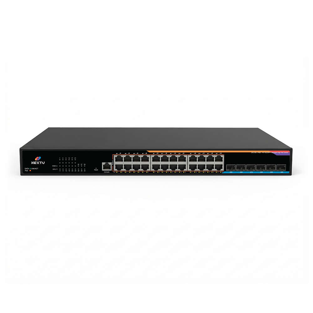 넥스트유 PoE L3 스위칭허브 24포트 2.5G 10G SFP POE5130L3-10G
