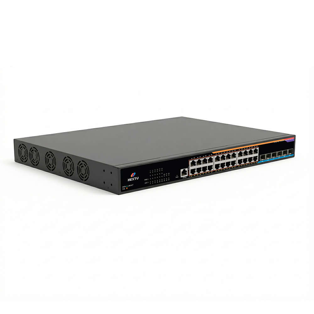 넥스트유 PoE L3 스위칭허브 24포트 2.5G 10G SFP POE5130L3-10G