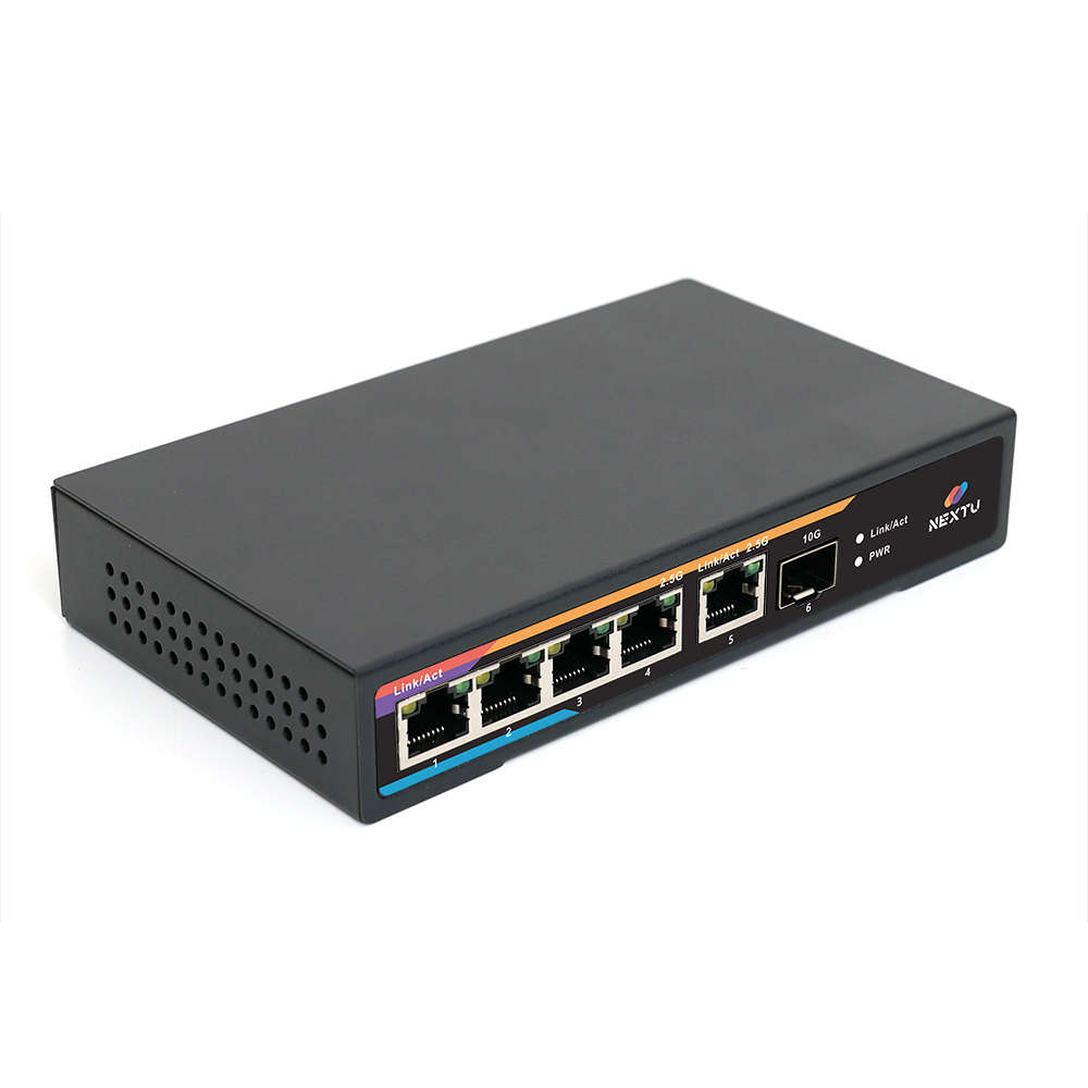 넥스트유 PoE 스위칭허브 5포트 10G SFP POE9255GS-10G