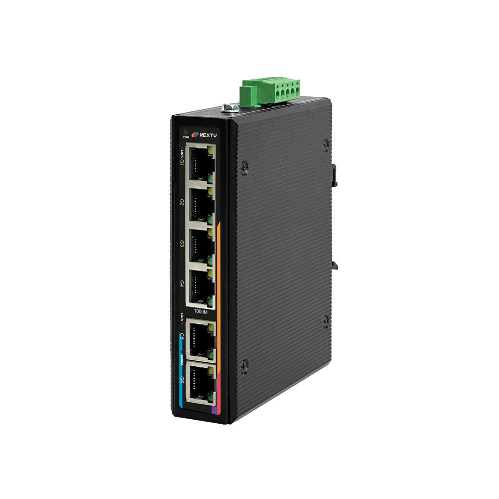 넥스트유 산업용 PoE 스위칭허브 4포트 기가비트 POE9506GDT