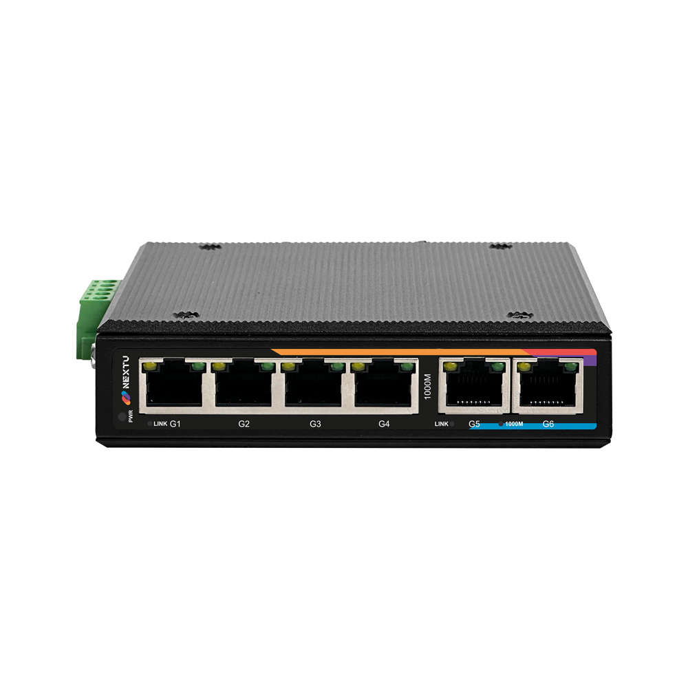 넥스트유 산업용 PoE 스위칭허브 4포트 기가비트 POE9506GDT