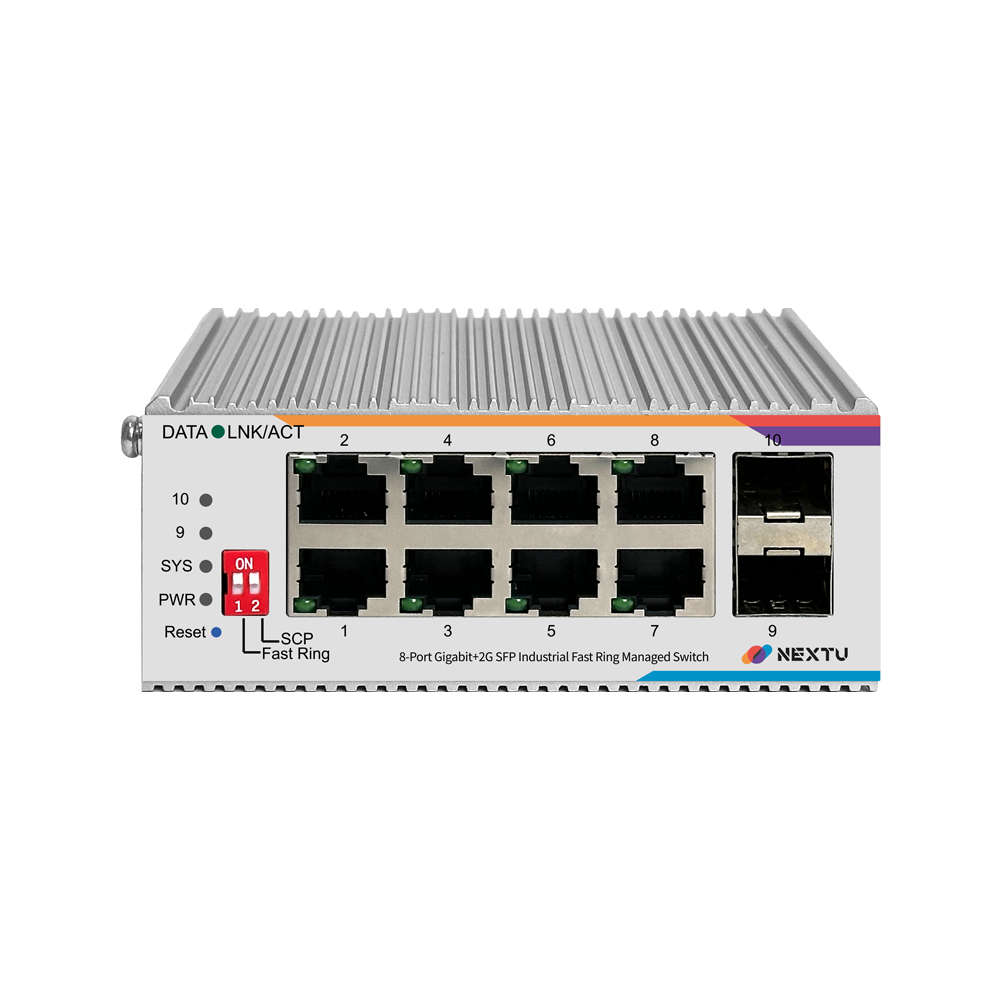 넥스트유 산업용 L2 스위칭허브 8포트 기가비트 2SFP 8628MDTL2