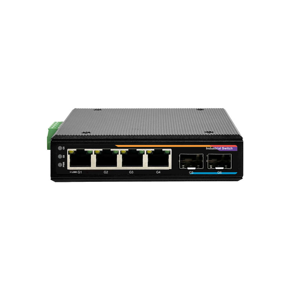 넥스트유 산업용 기가비트 스위칭허브 4포트 2SFP 8524GDT