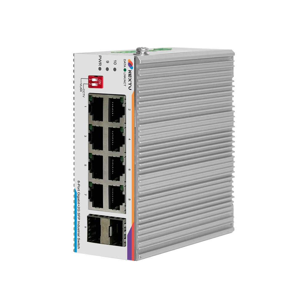 넥스트유 산업용 기가비트 스위칭허브 8포트 2SFP 8528GDT
