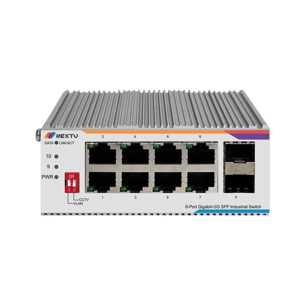 넥스트유 산업용 기가비트 스위칭허브 8포트 2SFP 8528GDT