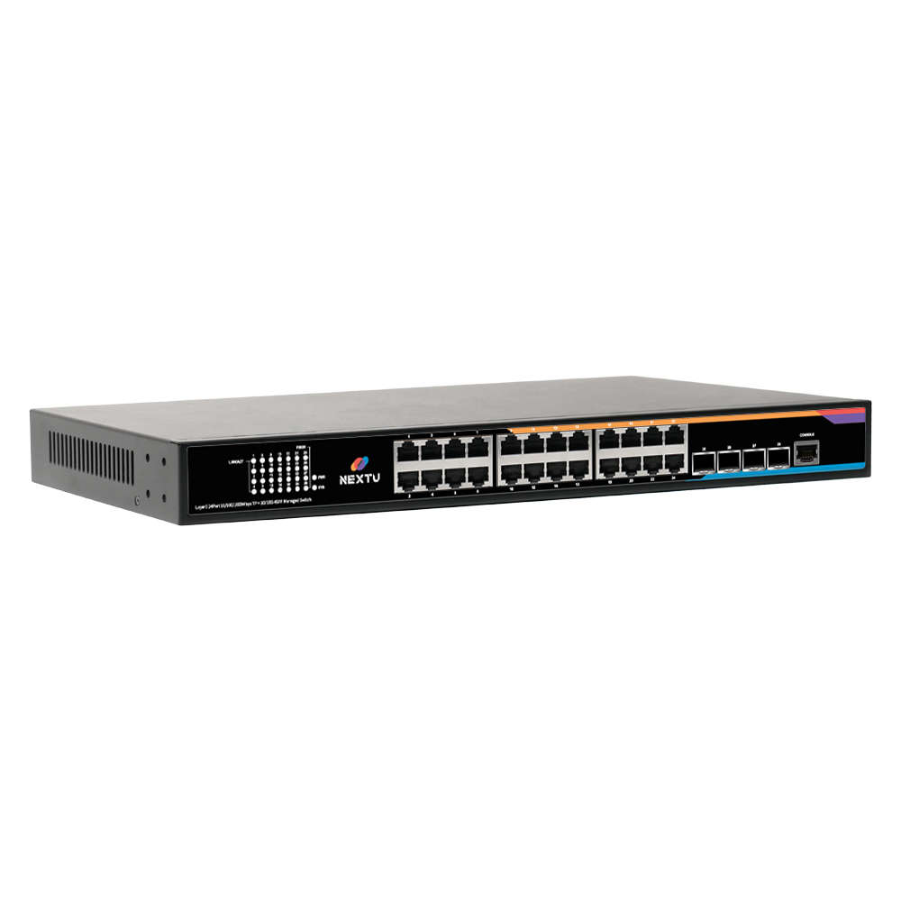 넥스트유 L3 매니지드 스위칭허브 24포트 10G SFP 3424GL3-10G