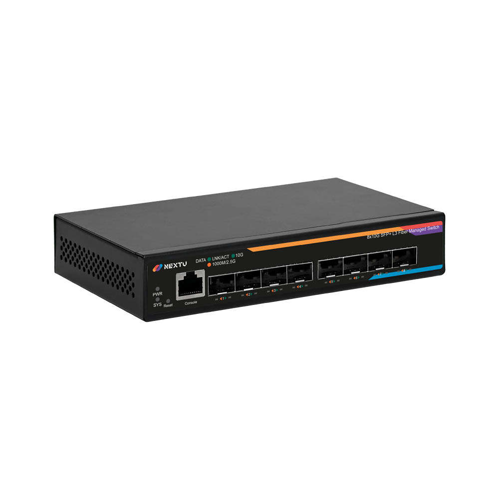 넥스트유 L3 광 스위칭허브 8포트 10G SFP 3208SFPL3-10G