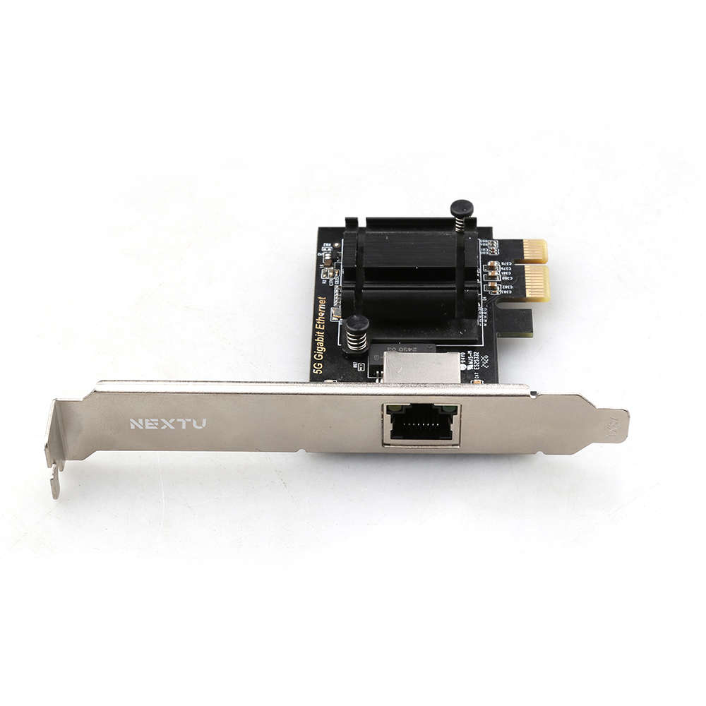 넥스트유 5기가비트 PCIe 유선 랜카드 RJ45 1포트 5003K EX