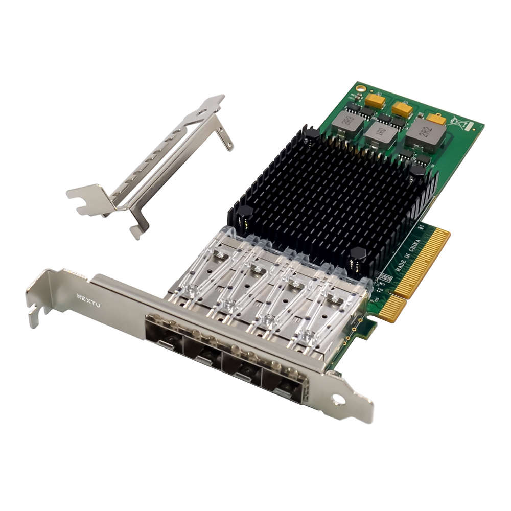 넥스트유 서버 랜카드 10G SFP 4포트 브로드컴 584SFP-10G-BCM