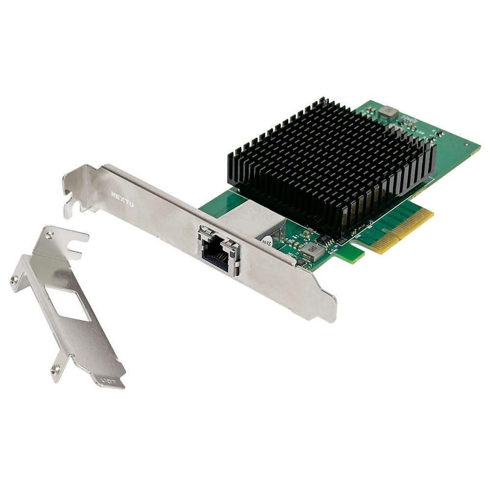 넥스트유 서버 랜카드 10G RJ45 1포트 마벨 AQC107 587CP-10G-MV