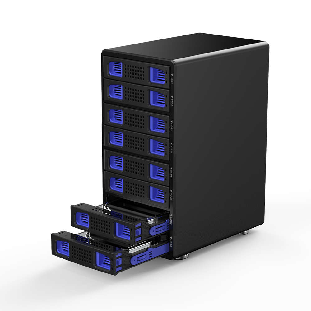넥스트유 USB 3.2 Gen2 8베이 외장 스토리지 DAS 818M10G