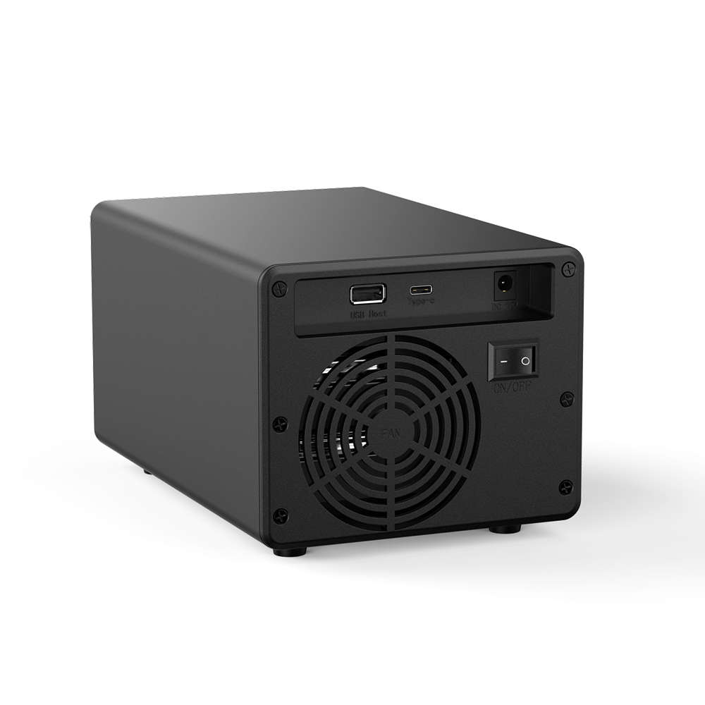 넥스트유 USB 3.2 Gen2 NVMe HDD SSD 3베이 스토리지 933TC-HB