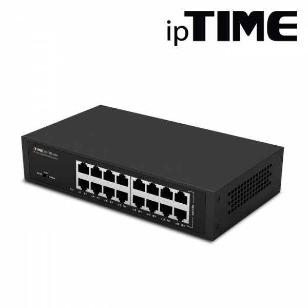 ipTIME 16포트 기가비트 스위칭 허브 SG16R-MINI