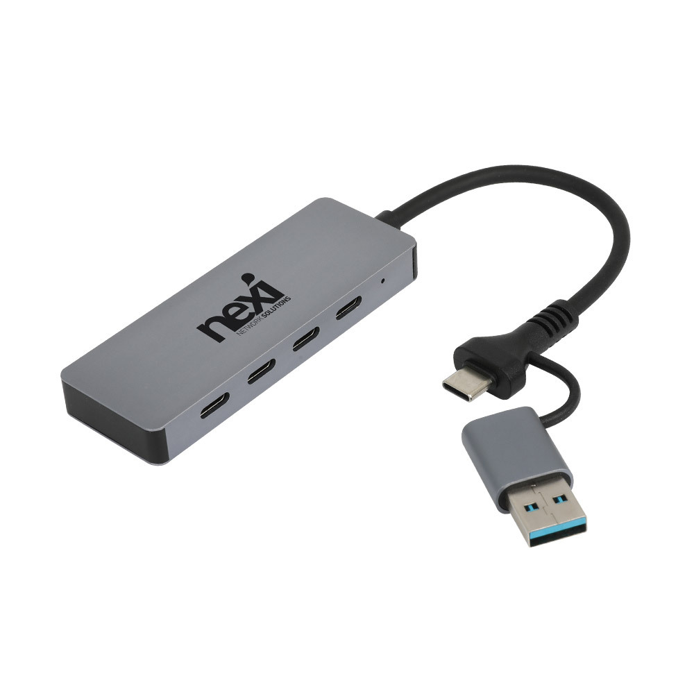 NX1648 USB C+A to C 4포트 허브(NX-UH31C4)