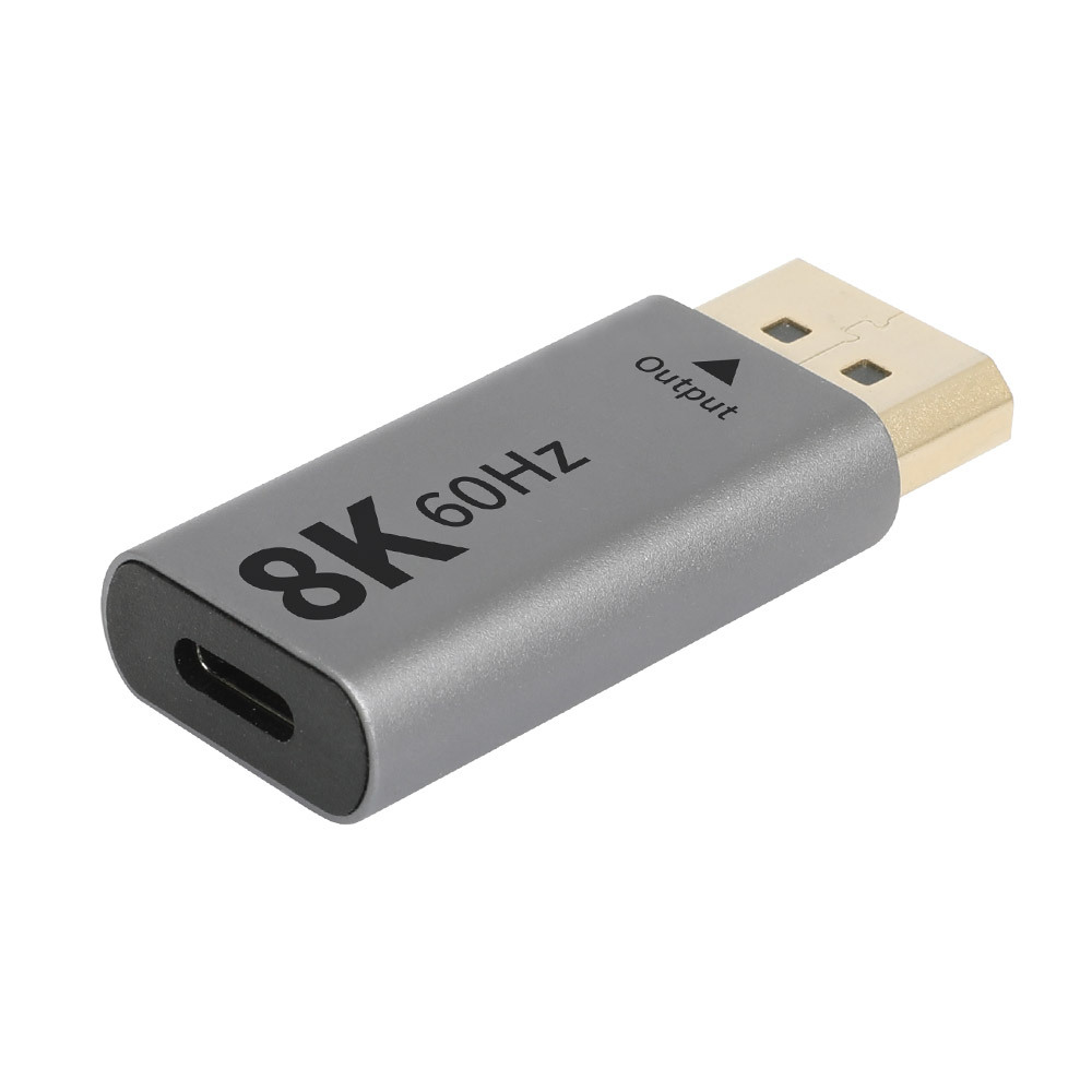NX1764 USB C(F) to DP(8K) 컨버터 NX-8KCTODP