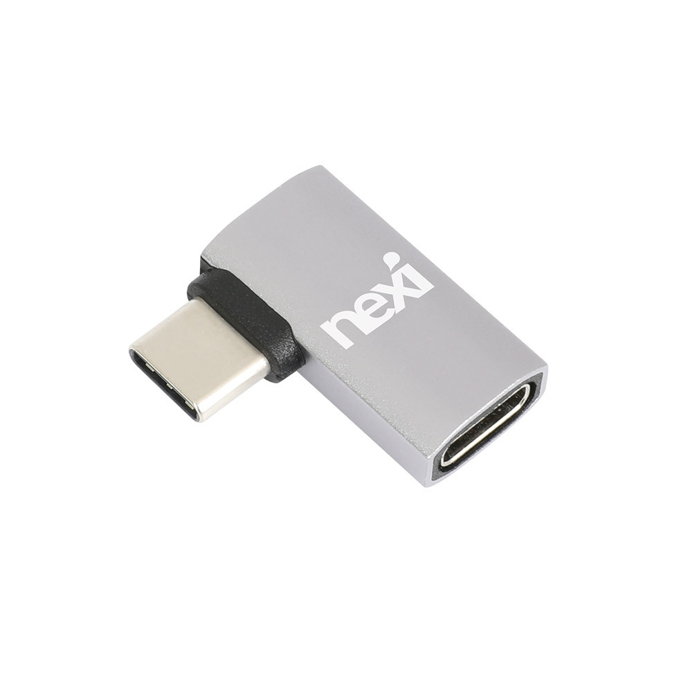 NX1617 USB4 C타입 측면 꺾임 연장 젠더 (NX-UCMF-8KG1)