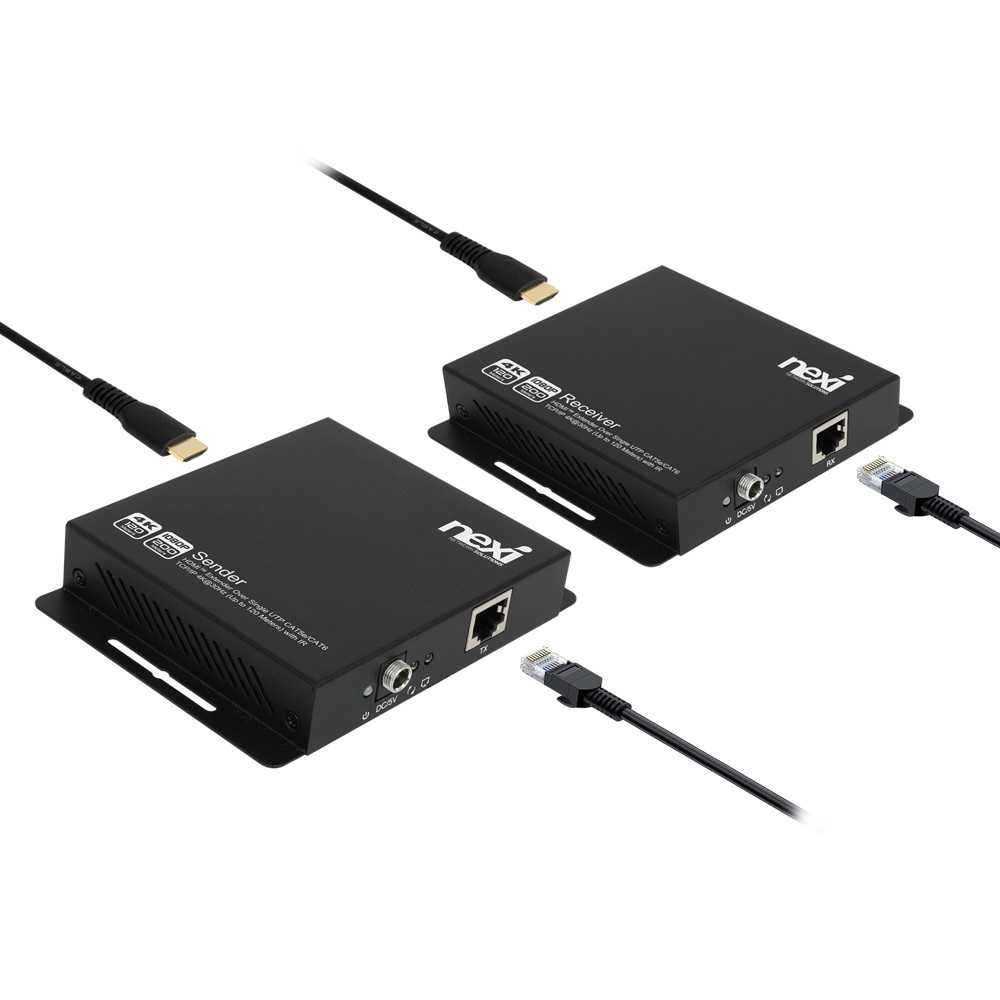 NX1490 4k 30Hz HDMI 익스텐더 송수신셋트 200m가능(NX-HR1490-4K)