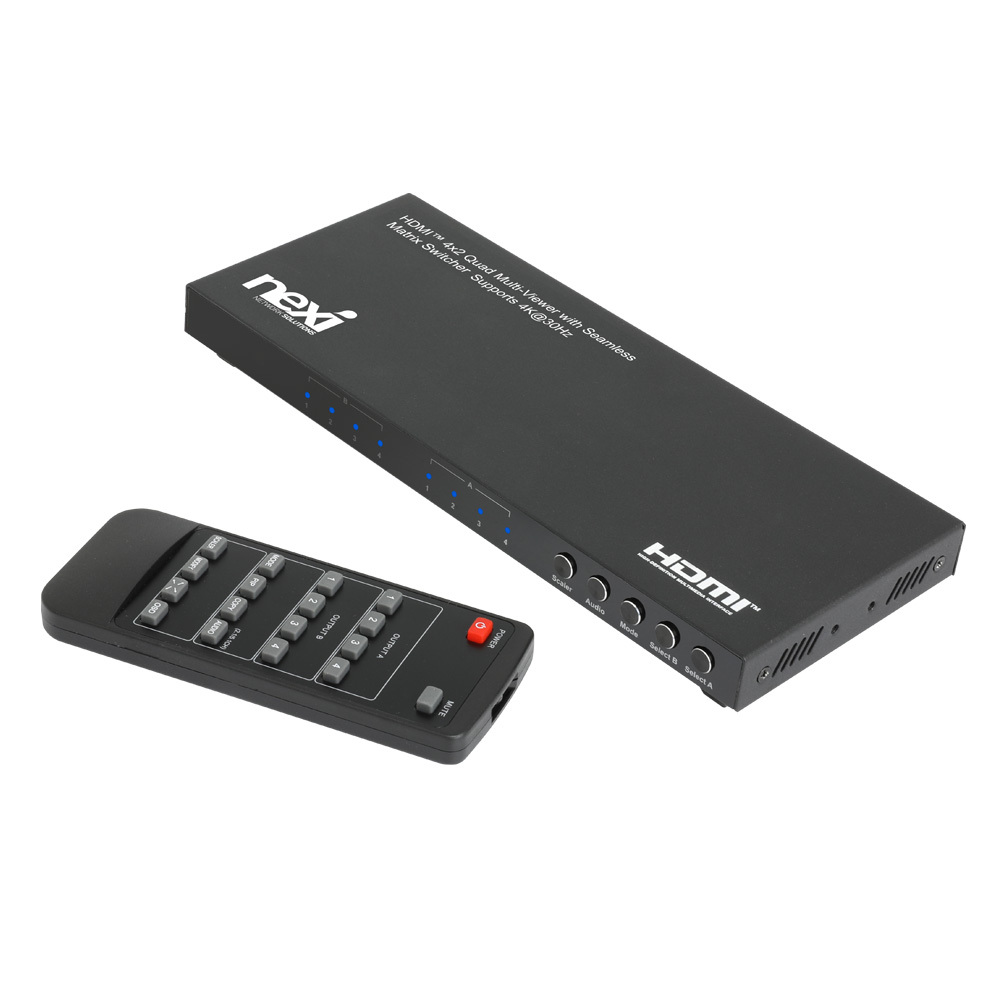 NX1370 4x2 HDMI 멀티 뷰어 매트릭스 스위치