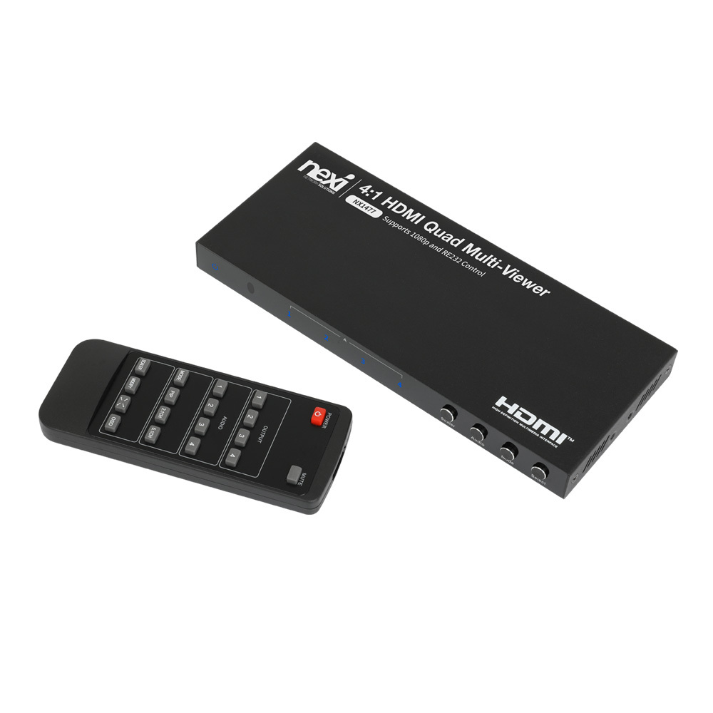NX1477 4:1 FHD HDMI 화면 분할기 멀티뷰어(NX-QMS0401)
