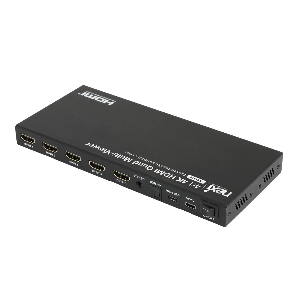 NX1478 4:1 4K HDMI 화면 분할기 멀티뷰어(NX-QMS0401-4K)