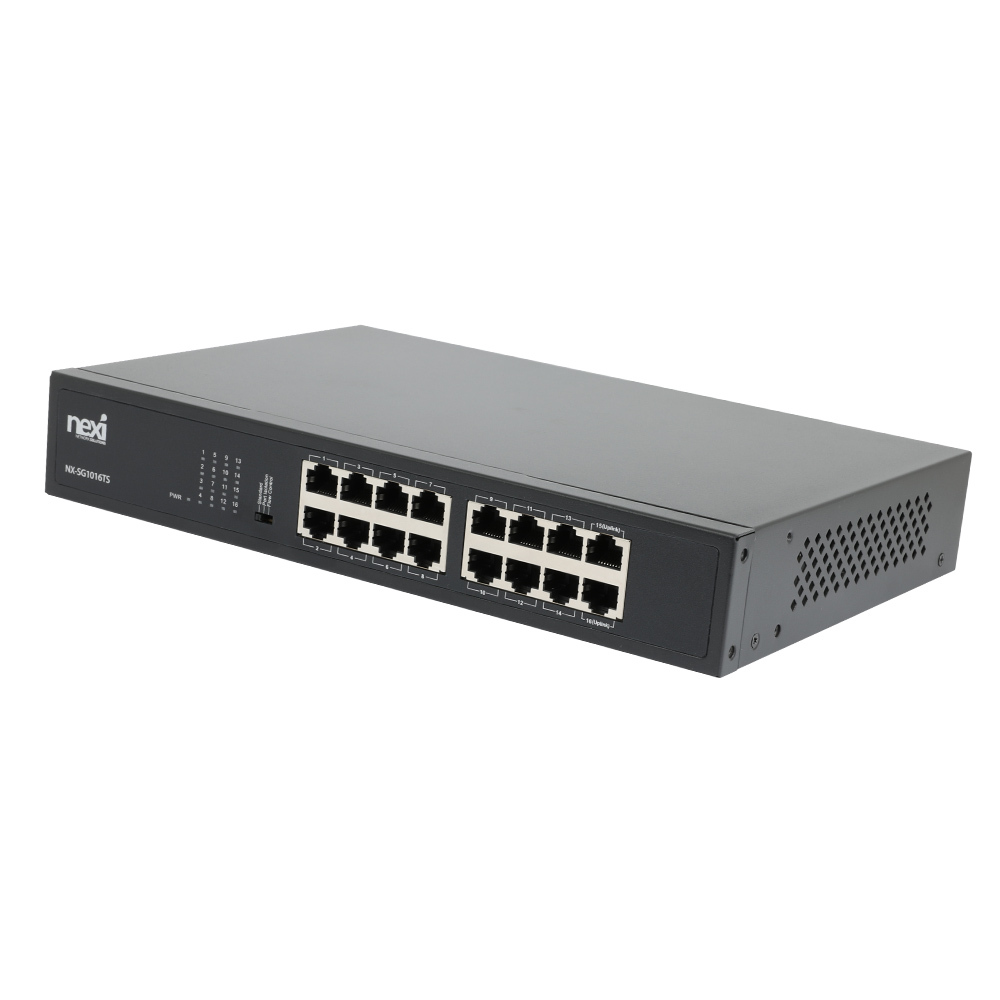 NX1463 16포트 기가비트 스위칭 허브(NX-SG1016TS)