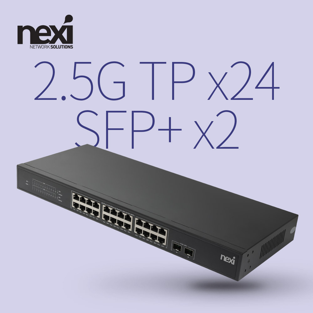 NX1749 2.5G 16+2포트 10G 허브(NX-S25G-1226F-N)