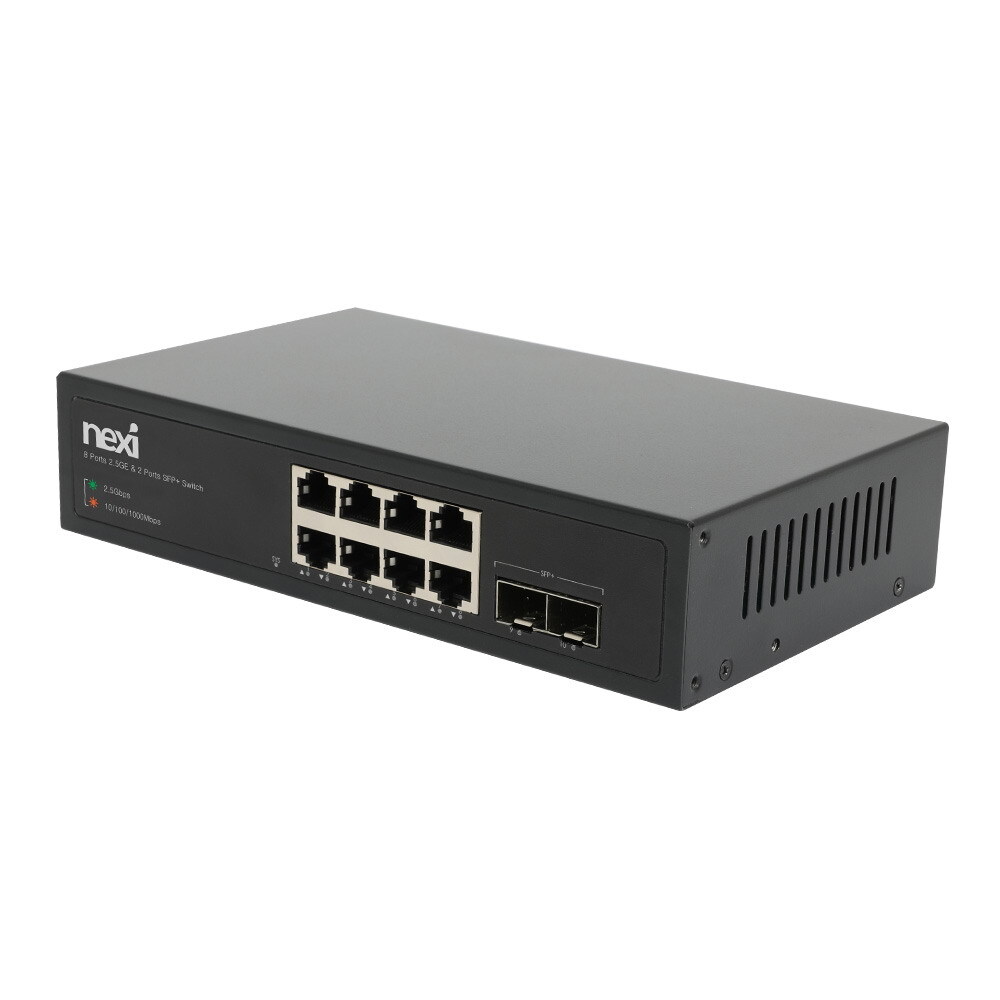 NX1561 2.5G 8+2 10G SFP+ 10G 스위칭허브(NX-BZ1008-2SFP)