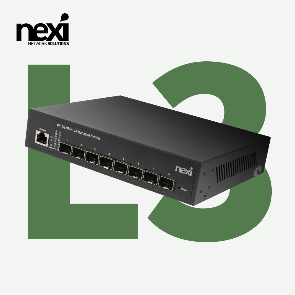 NX1578 8포트 SFP+ L3 관리형 10G 허브(NX-AE3008F-L3)