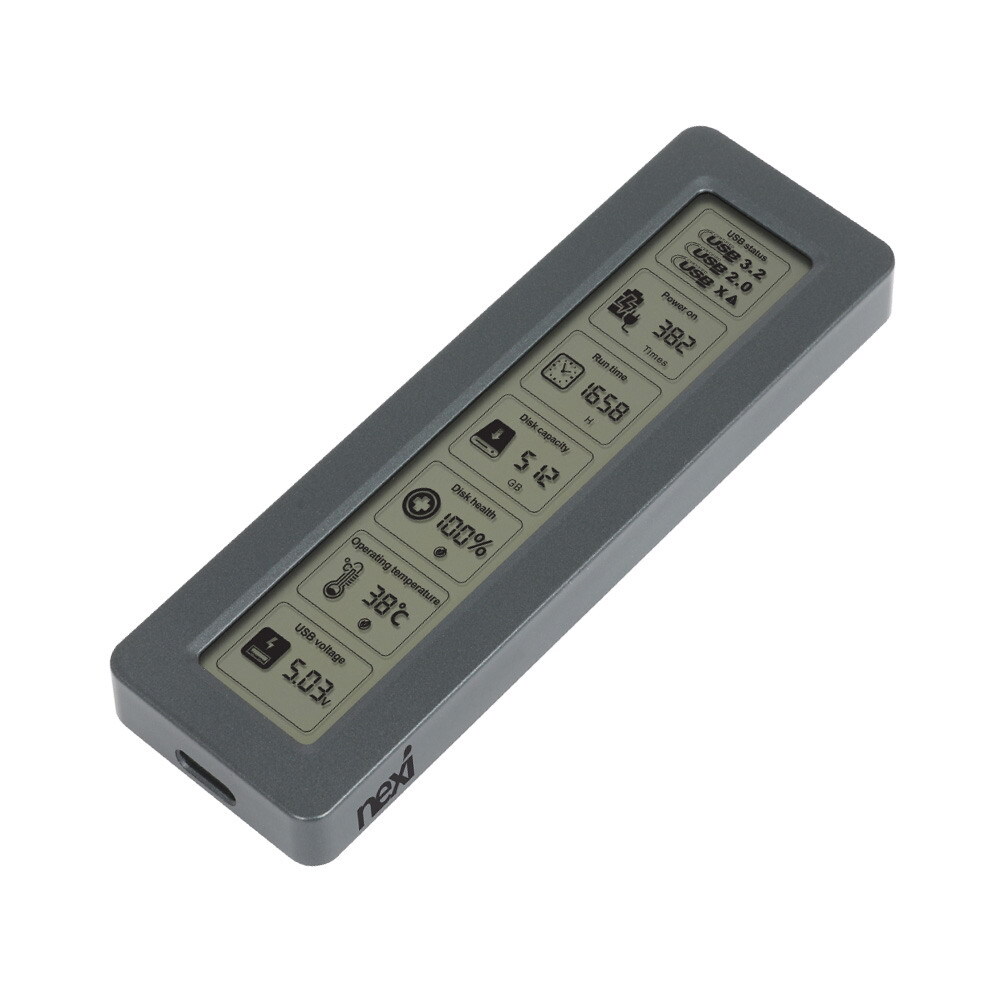 NX1532 USB3.1 to NVMe/M.2 SATA) SSD 케이스(NX-U31NVME-LCD)