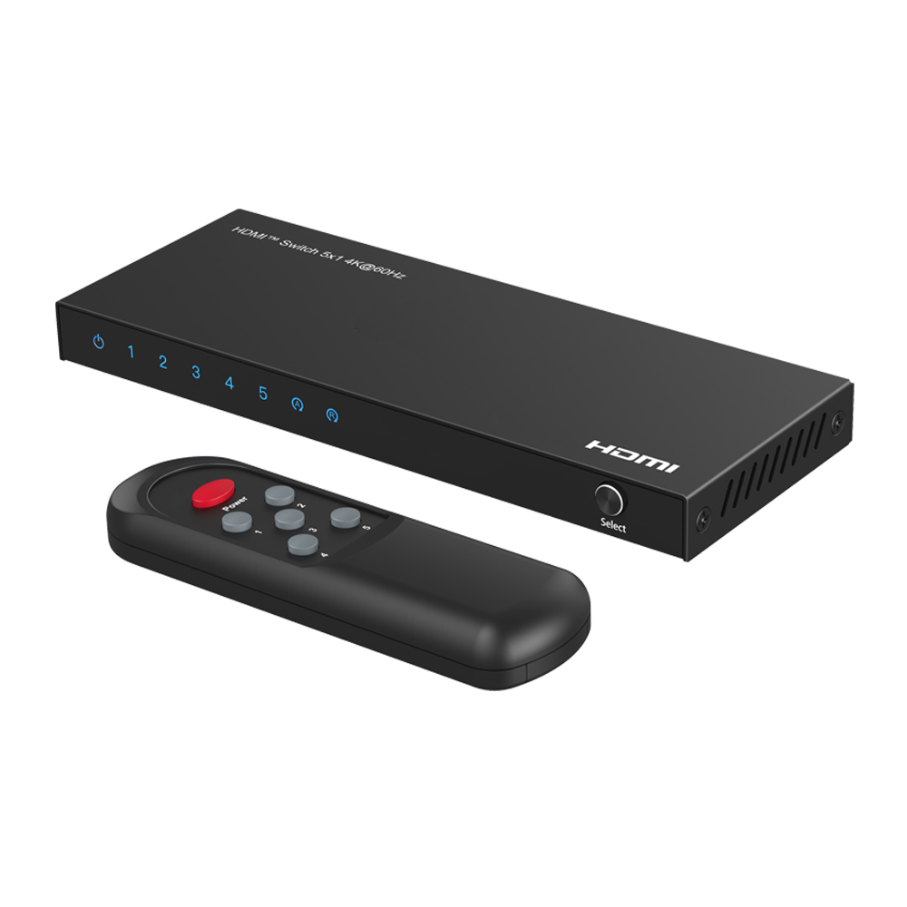 NX1270 4K 5:1 HDMI 선택기(NX-HD0501SW-4K)