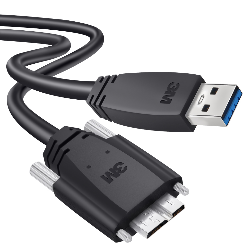 3M USB3 Vision 1천만회 내굴곡성 Medium-Flex AM-MicroB 케이블 2m 1U30S-MB2-SA1-200
