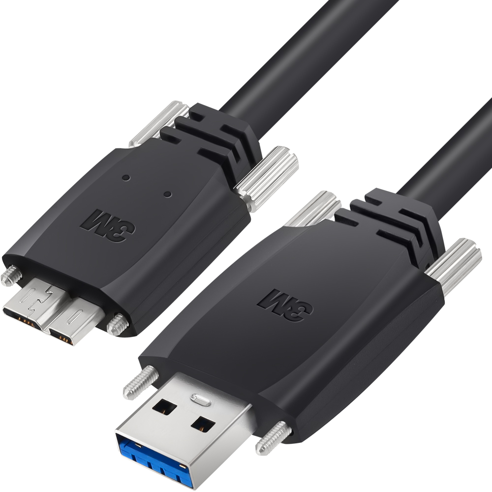 3M USB3 Vision AM-MicroB 케이블 5m 1U30A-MB2-SA2-500