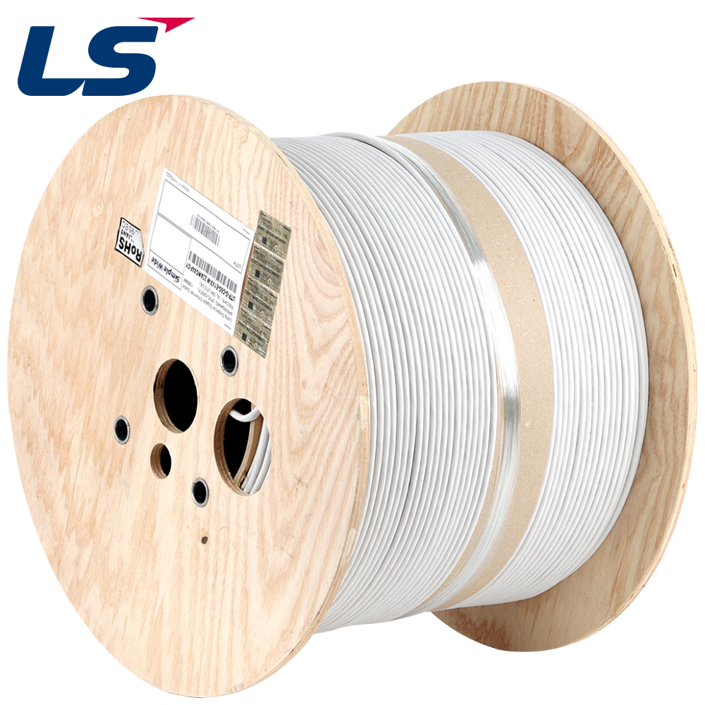 LS전선 SimpleWide 장거리 PoE 케이블 1000m (단선/그레이) SimpleWide CM 1000m GY