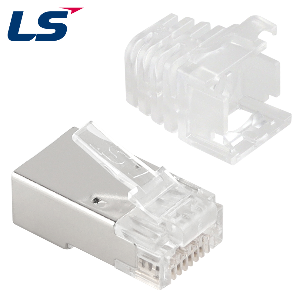 LS전선 CAT.6/6A STP RJ-45 Snap 플러그(100개) LS-MP-SC-RJ45-EZ-C