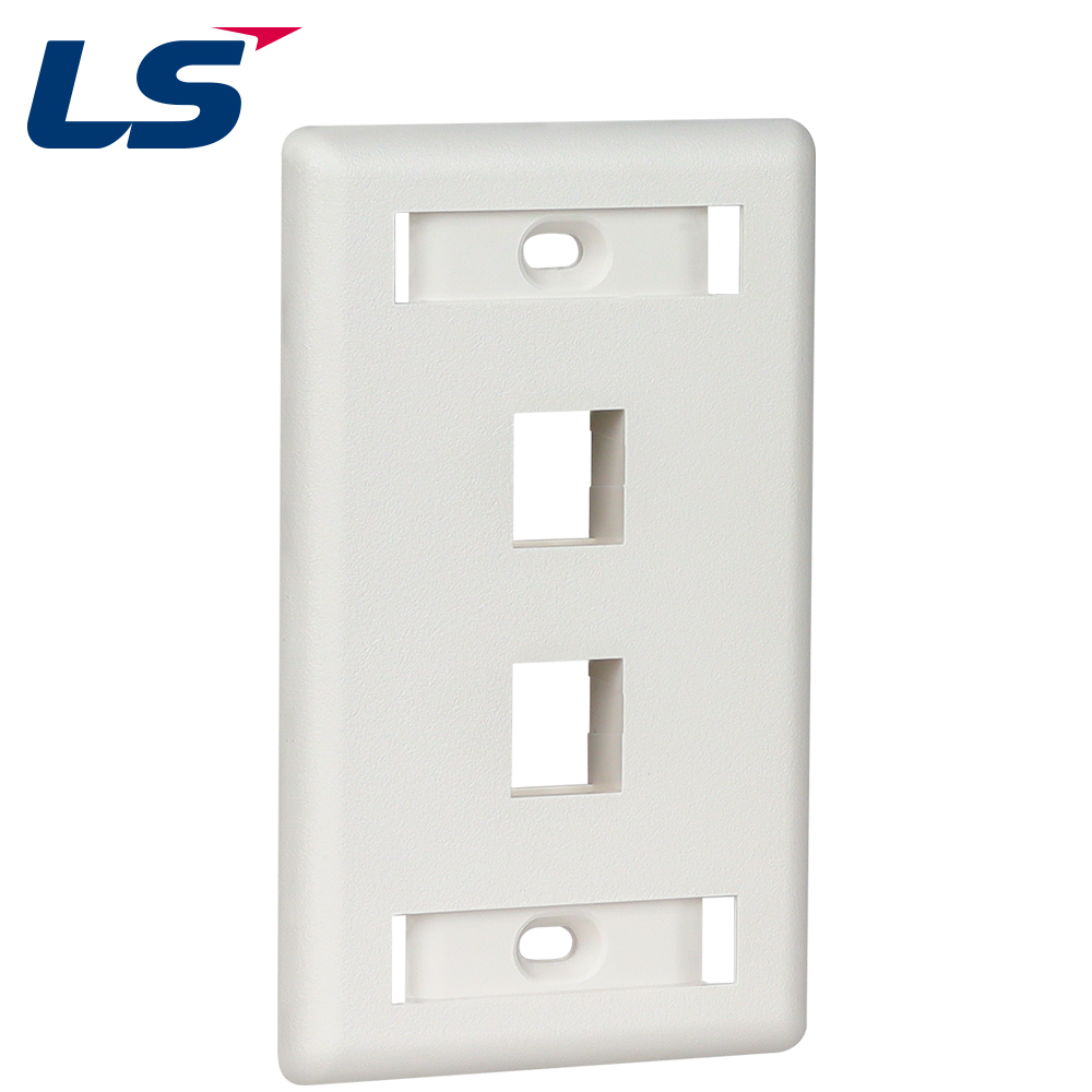 LS전선 아울렛 페이스 플레이트 2구 LS-FP-US-2PORT