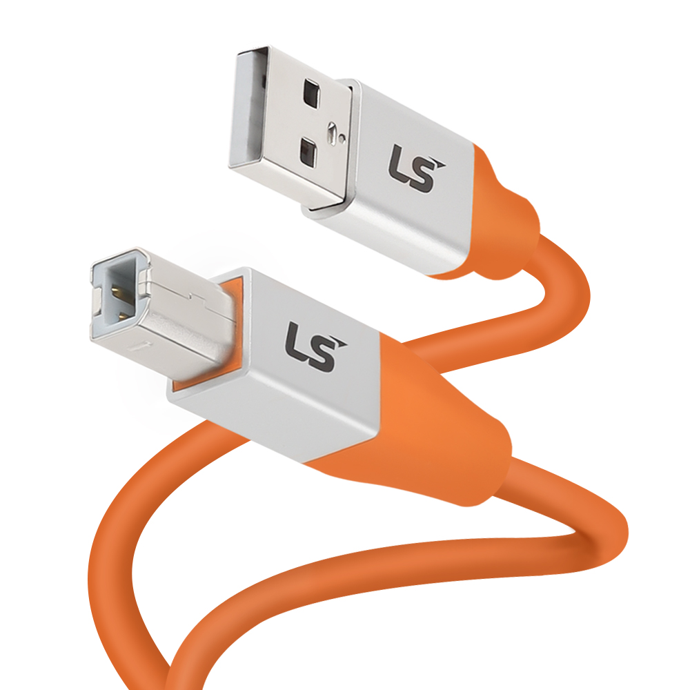 LS전선 USB2.0 슈퍼라이프사이클 High-Flex AM-BM 케이블 1m LS-UBB-20H-010