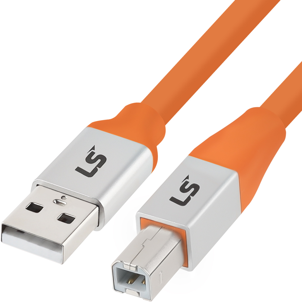 LS전선 USB2.0 슈퍼라이프사이클 High-Flex AM-BM 케이블 1m LS-UBB-20H-010