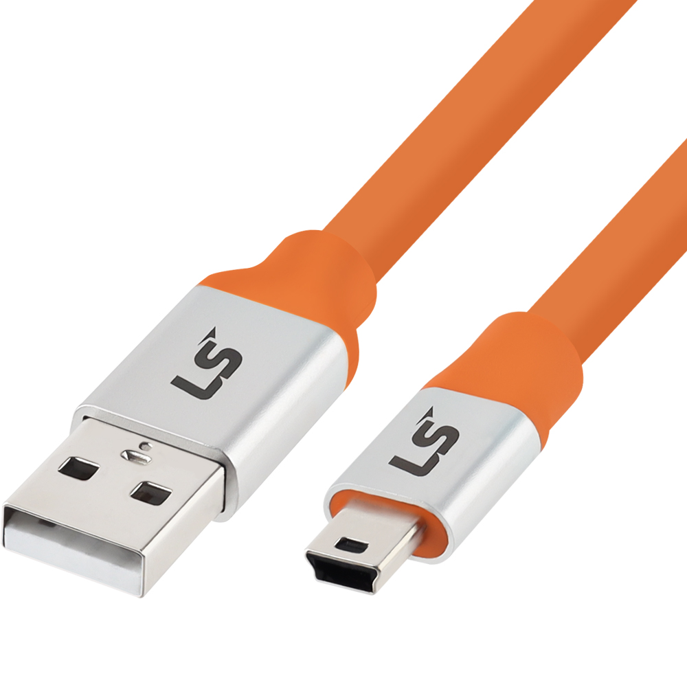LS전선 USB2.0 슈퍼라이프사이클 High-Flex AM-Mini 5핀 케이블 1m LS-UBN-20H-010