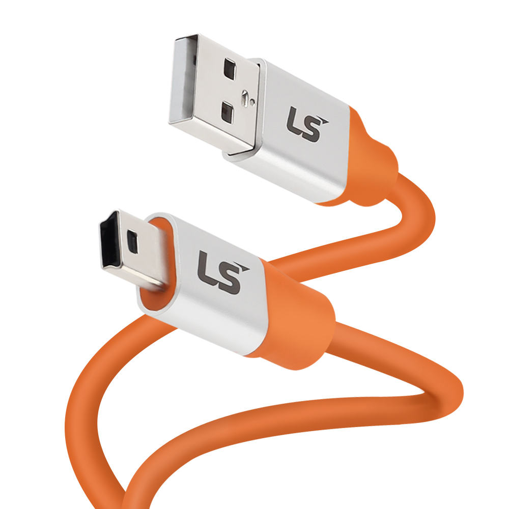LS전선 USB2.0 슈퍼라이프사이클 High-Flex AM-Mini 5핀 케이블 2m LS-UBN-20H-020