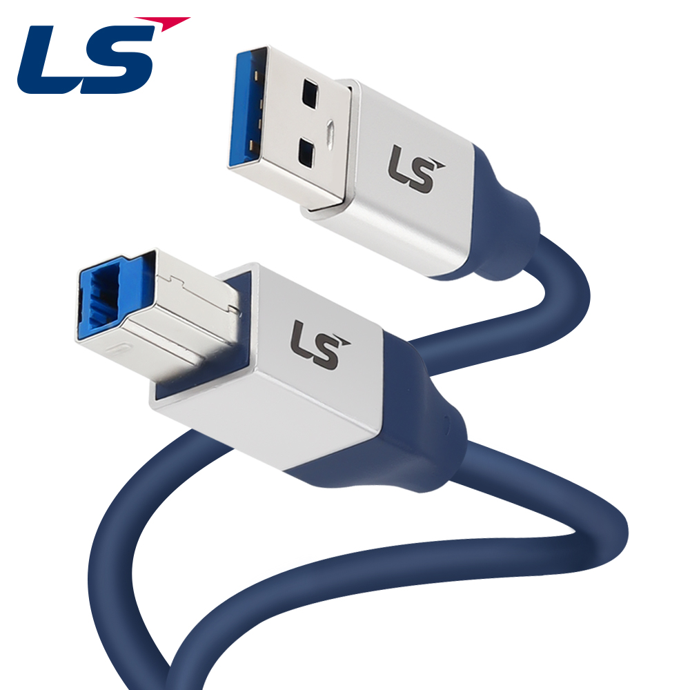 LS전선 USB3.0 슈퍼라이프사이클 High-Flex AM-BM 케이블 1m LS-UBB-30H-010
