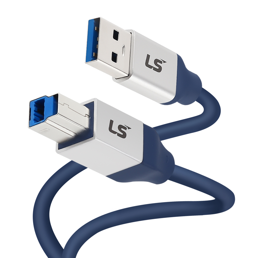 LS전선 USB3.0 슈퍼라이프사이클 High-Flex AM-BM 케이블 1m LS-UBB-30H-010